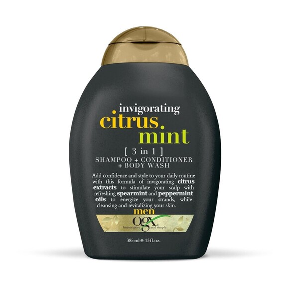 OGX Organix Invigorating Citrus Mint 3 in 1 Shampoo Conditioner Body Wash - Picture 1 of 1